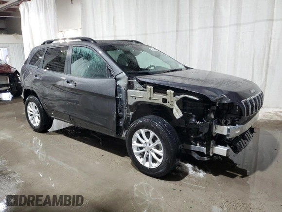 2022 Jeep Cherokee Latitude Lux with VIN 1C4PJMMX0ND537493, listed as a Copart auction lot 46104645 with 37,100 mi miles and Salvage title. Bid and sale history available at DreamBid. Image 4.