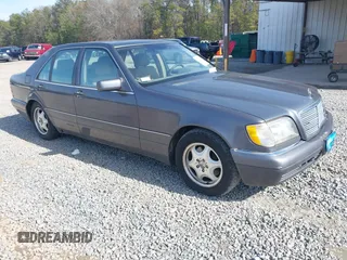 1997 Mercedes-Benz S-Class with VIN WDBGA32G5VA348772, listed as a IAAI auction lot 41478180 with 175,895 mi miles. Bid and sale history available at carsss.com. Image 1.