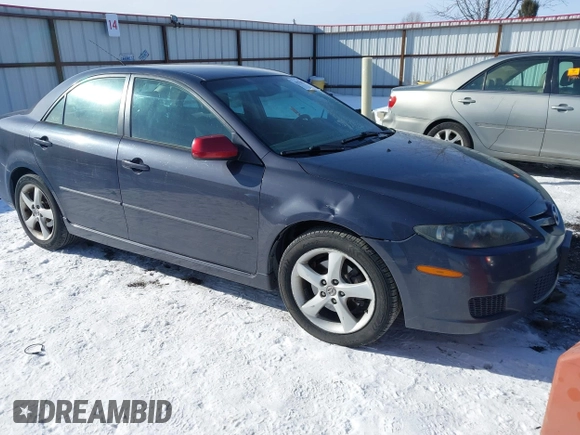2007 Mazda Mazda6 i Sport VE with VIN 1YVHP80C675M03706, listed as a IAAI auction lot 41578632 with 161,956 mi miles. Bid and sale history available at carsss.com. Image 1.