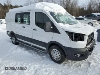 2023 Ford Transit Cargo with VIN 1FTBR2Y88PKA44993, listed as a Copart auction lot 41874635 with 21,745 mi miles and Clean Title. Bid and sale history available at DreamBid. Image 4.