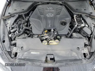2021 Infiniti Q50 Signature Edition with VIN JN1EV7CR2MM751399, listed as a Copart auction lot 45422675 with 40,227 mi miles and Salvage title. Bid and sale history available at DreamBid. Image 11.