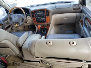 2001 Lexus LX 470 with VIN JTJHT00W413510279, listed as a Copart auction lot 75103974 with 0 mi miles and Non Repairable. Bid and sale history available at carsss.com. Image 8.