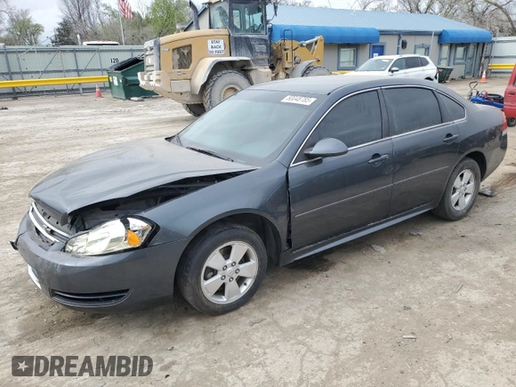 2011 Chevrolet Impala LS Fleet with VIN 2G1WF5EKXB1242021, listed as a Copart auction lot 50048785 with 125,768 mi miles and Salvage Title. Bid and sale history available at DreamBid. Image 1.