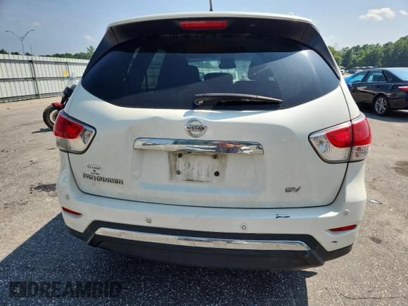 2016 Nissan Pathfinder S with VIN 5N1AR2MN8GC661680, listed as a Copart auction lot 59796815 with 162,104 mi miles and Salvage title. Bid and sale history available at DreamBid. Image 6.