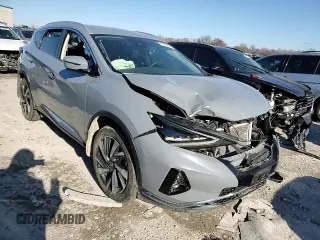 2022 Nissan Murano SL with VIN 5N1AZ2CJ7NC110314, listed as a Copart auction lot 81349514 with 35,069 mi miles and Salvage Title. Bid and sale history available at carsss.com. Image 11.