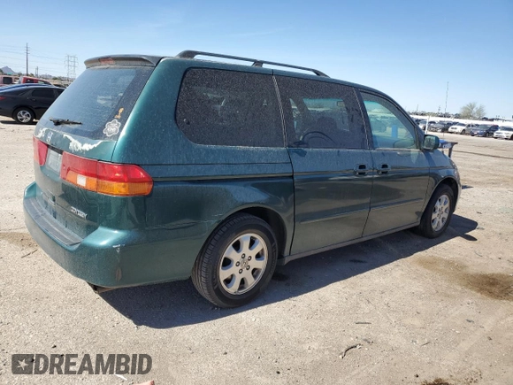 2003 Honda Odyssey EX-L with VIN 2HKRL18763H504100, listed as a Copart auction lot 45735815 with 267,723 mi miles and Clean title. Bid and sale history available at DreamBid. Image 3.