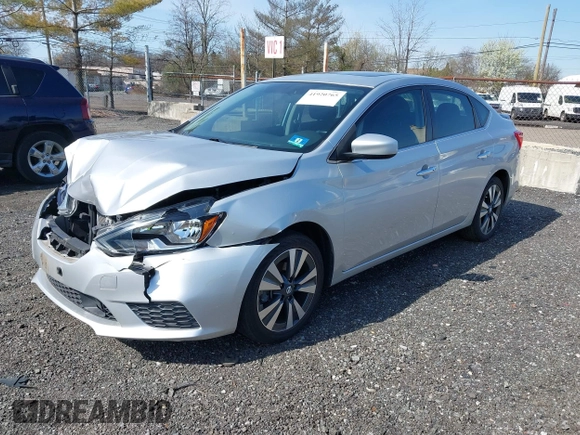 2019 Nissan Sentra SV with VIN 3N1AB7AP6KY381447, listed as a IAAI auction lot 41920765 with 22,076 mi miles and . Bid and sale history available at DreamBid. Image 2.
