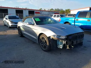 2020 Ford Mustang EcoBoost with VIN 1FATP8UH6L5138744, listed as a IAAI auction lot 41264200 with 55,408 mi miles. Bid and sale history available at carsss.com. Image 1.