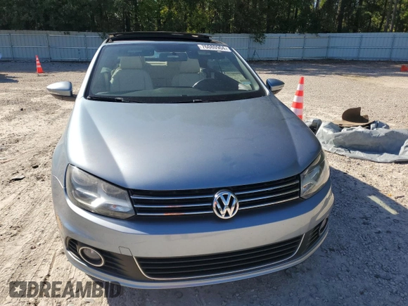 2015 Volkswagen Eos Komfort with VIN WVWBW8AH3FV000614, listed as a Copart auction lot 76080904 with 75,202 mi miles and Clean Title. Bid and sale history available at DreamBid. Image 5.