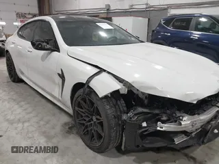 2020 BMW M8 with VIN WBSGV0C06LCE47698, listed as a IAAI auction lot 41457199 with 50,772 mi miles. Bid and sale history available at carsss.com. Image 17.