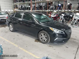 2017 Hyundai Sonata SE with VIN 5NPE24AF2HH567044, listed as a IAAI auction lot 40774438 with 115,120 mi miles. Bid and sale history available at carsss.com. Image 1.