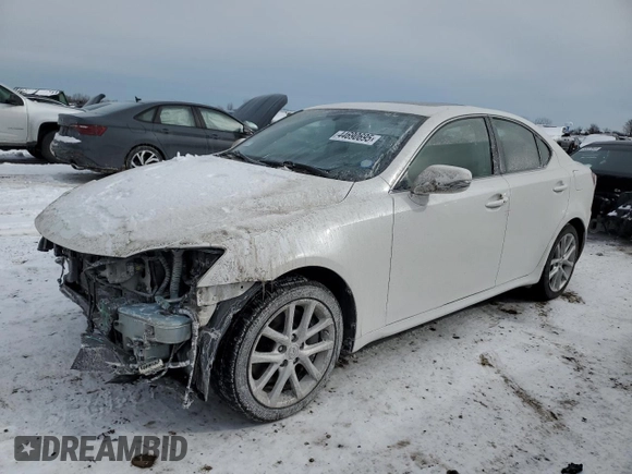 2011 Lexus IS 350 с VIN JTHCE5C20B5000920, выставлен на аукционе Copart как лот 44690695 с пробегом 130 347 миль миль и Списание • Salvage title. История ставок и продаж доступна на DreamBid. Изображение 1.