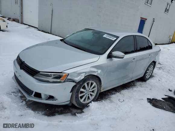 2014 Volkswagen Jetta Sedan S with VIN 3VW2K7AJXEM353284, listed as a Copart auction lot 46506045 with 337,216 mi miles and Salvage Title. Bid and sale history available at carsss.com. Image 1.
