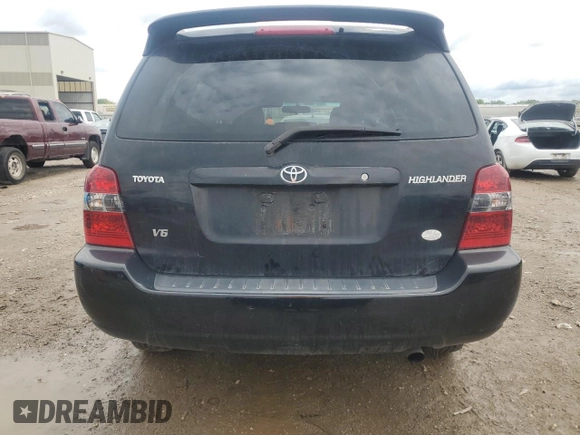 2006 Toyota Highlander z VIN JTEGP21A960121966, wystawiony jako Copart lot #58623015 z przebiegiem 193 656 mil mil oraz Czysty tytuł • Clean title. Historia ofert i sprzedaży dostępna na DreamBid. Obrazek 6.