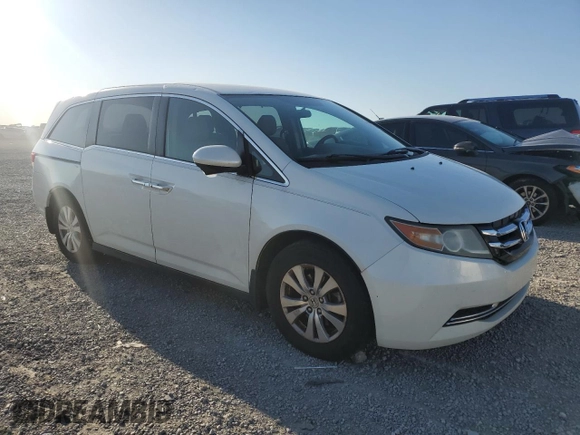 2016 Honda Odyssey SE with VIN 5FNRL5H35GB005538, listed as a Copart auction lot 53326945 with 167,359 mi miles and Salvage Title. Bid and sale history available at DreamBid. Image 4.