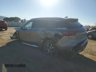 2023 Infiniti QX60 Sensory with VIN 5N1DL1GS5PC353778, listed as a Copart auction lot 50277475 with 20,386 mi miles and Salvage title. Bid and sale history available at DreamBid. Image 2.