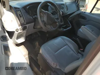 2017 Ford Transit Cargo with VIN 1FTYE1CM3HKA56393, listed as a Copart auction lot 57394885 with 104,350 mi miles and Salvage title. Bid and sale history available at DreamBid. Image 8.