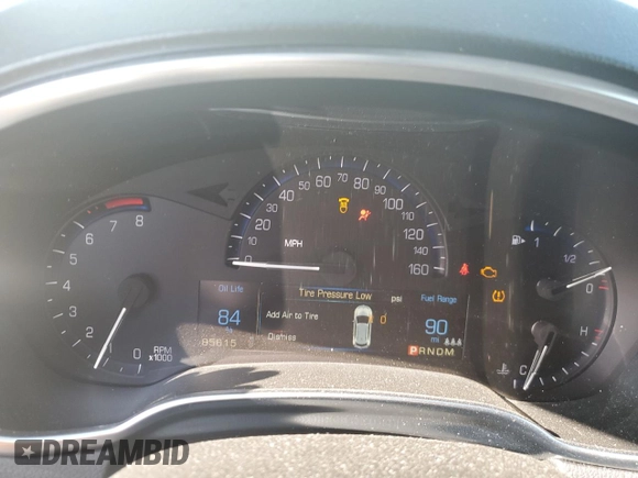 2016 Cadillac SRX Performance Collection with VIN 3GYFNCE38GS576027, listed as a Copart auction lot 52863115 with 85,615 mi miles and Salvage title. Bid and sale history available at DreamBid. Image 9.