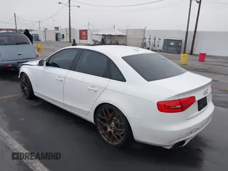 2013 Audi A4 Premium with VIN WAUAFAFL9DA175189, listed as a IAAI auction lot 40575564 with 65,521 mi miles. Bid and sale history available at carsss.com. Image 3.