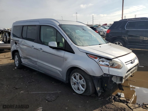 2016 Ford Transit Connect Wagon Titanium with VIN NM0GE9G77G1231017, listed as a Copart auction lot 80939544 with 81,010 mi miles and Salvage Title. Bid and sale history available at carsss.com. Image 4.