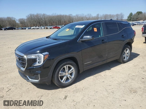 2022 GMC Terrain SLE with VIN 3GKALMEV9NL302103, listed as a Copart auction lot 48668425 with 21,064 mi miles and Salvage Title. Bid and sale history available at carsss.com. Image 1.