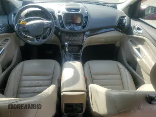 2017 Ford Escape Titanium with VIN 1FMCU0J99HUA37823, listed as a Copart auction lot 48224185 with 133,633 mi miles and Salvage Title. Bid and sale history available at DreamBid. Image 8.