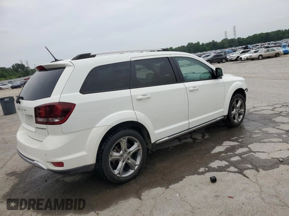 2017 Dodge Journey Crossroad Plus with VIN 3C4PDCGG4HT564594, listed as a Copart auction lot 56934145 with 89,505 mi miles and Salvage title. Bid and sale history available at DreamBid. Image 3.