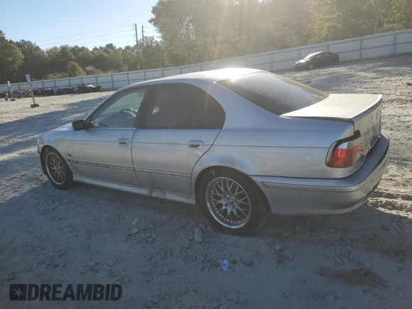 2002 BMW 5 Series 530iA with VIN WBADT63492CK26675, listed as a Copart auction lot 76771494 with 204,276 mi miles and Salvage Title. Bid and sale history available at carsss.com. Image 2.