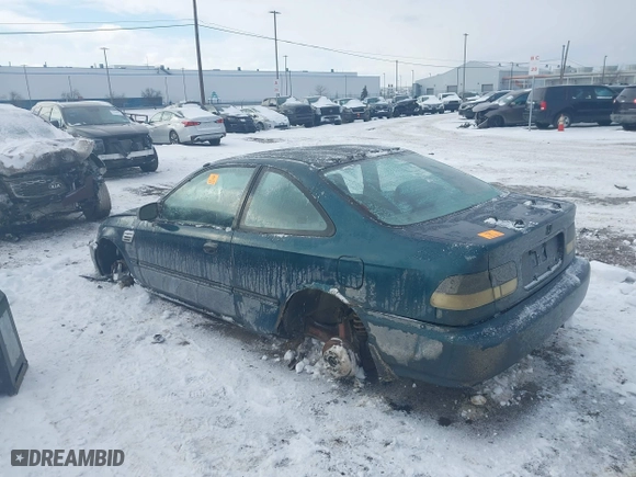 1997 Honda Civic DX with VIN 1HGEJ6223VL099800, listed as a IAAI auction lot 41315675 with 181,661 mi miles. Bid and sale history available at carsss.com. Image 3.