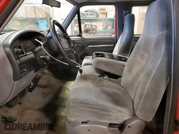1995 Ford F-150 with VIN 1FTEX15N1SKA68827, listed as a Copart auction lot 88356145 with 0 mi miles and Salvage Title. Bid and sale history available at carsss.com. Image 7.