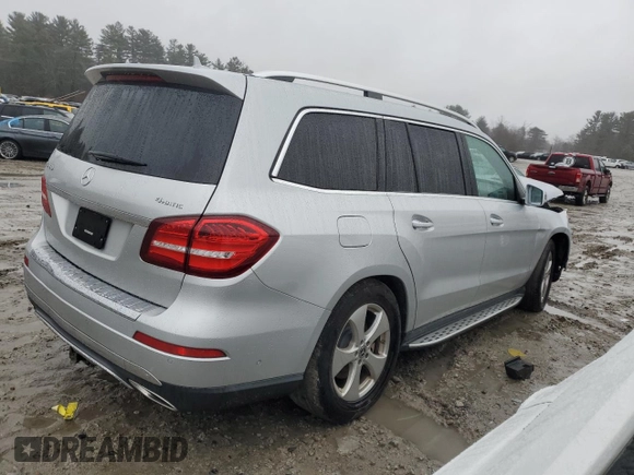 2017 Mercedes-Benz GLS 450 with VIN 4JGDF6EE2HA972787, listed as a Copart auction lot 40180644 with 47,098 mi miles and . Bid and sale history available at DreamBid. Image 3.