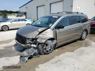 2011 Honda Odyssey EX with VIN 5FNRL5H40BB100820, listed as a Copart auction lot 52941645 with 127,968 mi miles and Salvage Title. Bid and sale history available at carsss.com. Image 1.