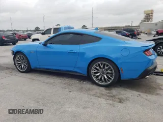2024 Ford Mustang GT with VIN 1FA6P8CF7R5426438, listed as a Copart auction lot 51600235 with 3,821 mi miles and Salvage Title. Bid and sale history available at carsss.com. Image 2.