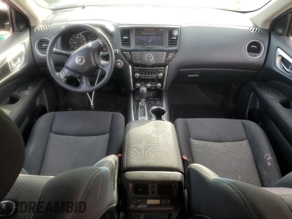 2017 Nissan Pathfinder SL with VIN 5N1DR2MM0HC618585, listed as a Copart auction lot 54053335 with 110,303 mi miles and Salvage Title. Bid and sale history available at DreamBid. Image 8.