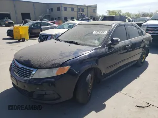 2009 Kia Optima LX with VIN KNAGE228095321774, listed as a Copart auction lot 50268405 with 211,624 mi miles and Clean Title. Bid and sale history available at carsss.com. Image 1.