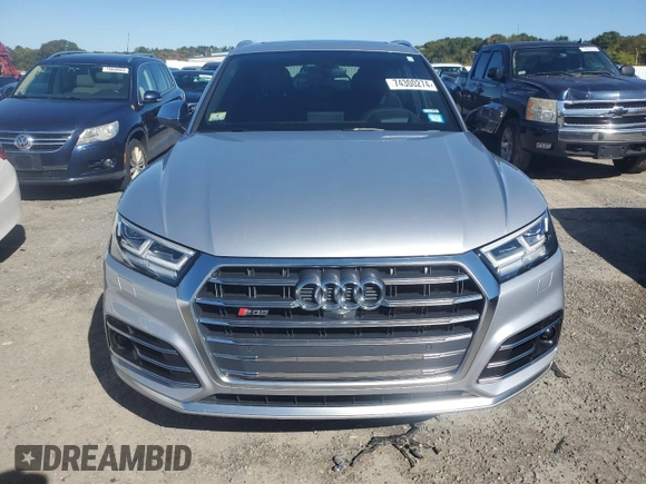2018 Audi SQ5 Prestige with VIN WA1C4AFY9J2148135, listed as a Copart auction lot 74300274 with 40,290 mi miles and Salvage Title. Bid and sale history available at DreamBid. Image 5.