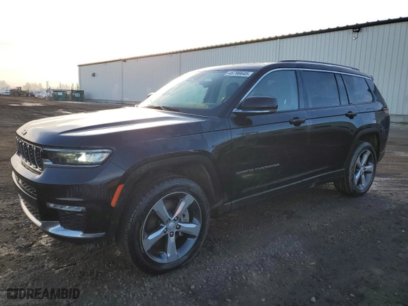 2021 Jeep Grand Cherokee L Limited with VIN 1C4RJKBG7M8108858, listed as a Copart auction lot 46798645 with 111,854 mi miles and Clean Title. Bid and sale history available at carsss.com. Image 1.
