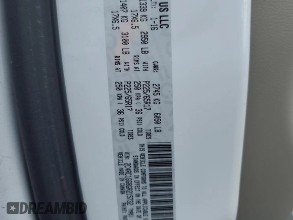2016 Chrysler Town & Country Limited Platinum with VIN 2C4RC1GG8GR215732, listed as a Copart auction lot 46291215 with 118,192 mi miles and Salvage Title. Bid and sale history available at carsss.com. Image 13.