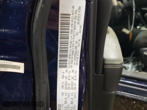2016 Jeep Cherokee Latitude with VIN 1C4PJMCB5GW112087, listed as a Copart auction lot 48338375 with 128,599 mi miles and Salvage Title. Bid and sale history available at DreamBid. Image 12.