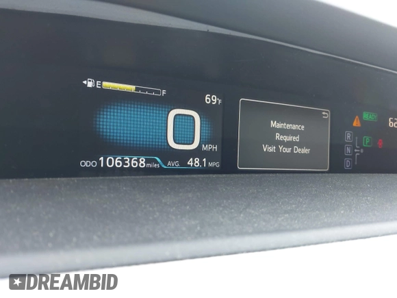 2017 Toyota Prius Two с VIN JTDKBRFU7H3048350, выставлен на аукционе IAAI как лот 42260986 с пробегом 106 368 миль миль и . История ставок и продаж доступна на DreamBid. Изображение 7.