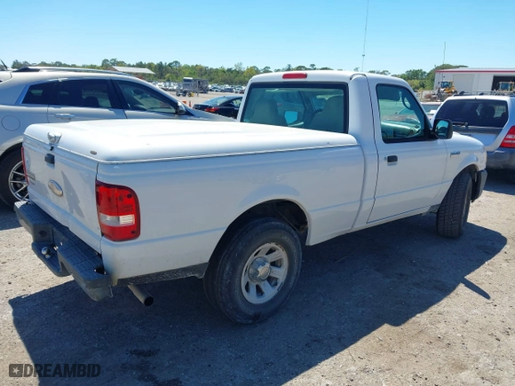 2007 Ford Ranger XL with VIN 1FTYR10D97PA31590, listed as a IAAI auction lot 41854036 with 337,443 mi miles. Bid and sale history available at carsss.com. Image 4.