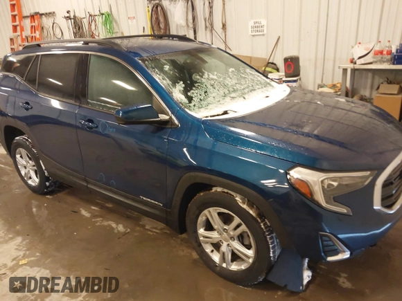 2019 GMC Terrain SLE z VIN 3GKALTEV3KL268813, wystawiony jako IAAI lot #41308731 z przebiegiem 90 070 mil mil oraz . Historia ofert i sprzedaży dostępna na DreamBid. Obrazek 1.