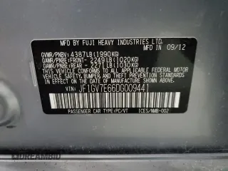 2013 Subaru WRX WRX with VIN JF1GV7E66DG009441, listed as a Copart auction lot 45463275 with 138,621 mi miles and Clean title. Bid and sale history available at DreamBid. Image 12.