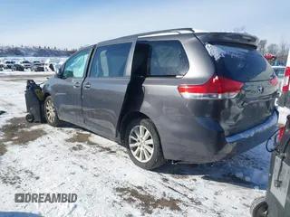 2013 Toyota Sienna LE with VIN 5TDJK3DCXDS061105, listed as a IAAI auction lot 41363922 with 163,231 mi miles and . Bid and sale history available at DreamBid. Image 3.