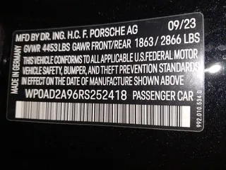 2024 Porsche 911 Turbo z VIN WP0AD2A96RS252418, wystawiony jako IAAI lot #42309087 z przebiegiem 21 824 mil mil oraz . Historia ofert i sprzedaży dostępna na DreamBid. Obrazek 9.
