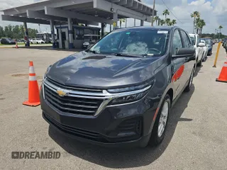 2022 Chevrolet Equinox LS z VIN 3GNAXFEV1NS232377, wystawiony jako IAAI lot #42516925 z przebiegiem 92 022 mil mil oraz . Historia ofert i sprzedaży dostępna na DreamBid. Obrazek 1.