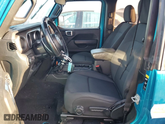 2020 Jeep Wrangler Willys с VIN 1C4GJXAN0LW196571, выставлен на аукционе Copart как лот 73794314 с пробегом Не указан миль и Списание • Salvage title. История ставок и продаж доступна на DreamBid. Изображение 7.