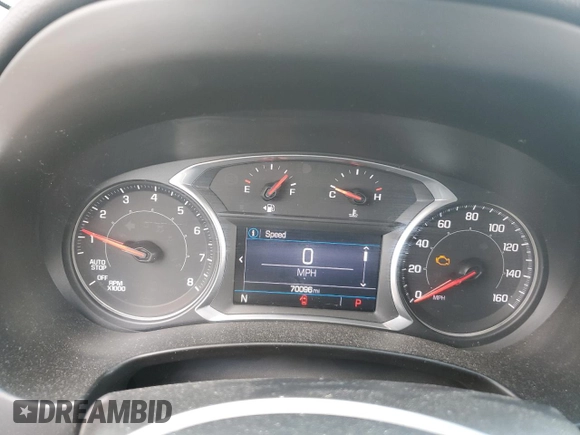 2022 GMC Terrain SLE with VIN 3GKALMEV1NL125272, listed as a Copart auction lot 55992085 with 70,096 mi miles and Salvage title. Bid and sale history available at DreamBid. Image 9.