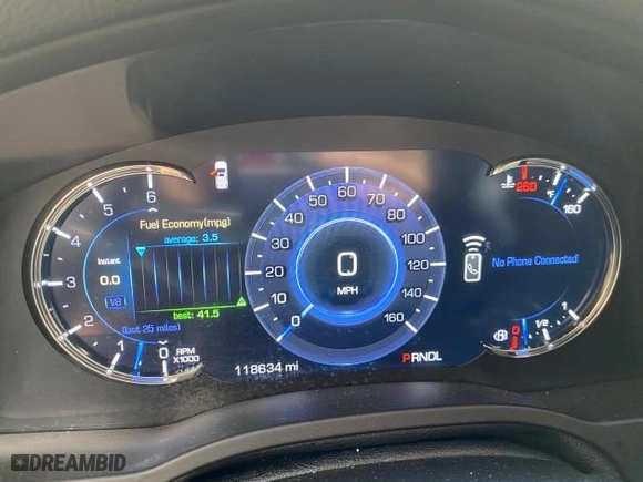 2018 Cadillac Escalade Luxury with VIN 1GYS4BKJ7JR371601, listed as a Copart auction lot 58387694 with 118,634 mi miles. Bid and sale history available at carsss.com. Image 8.