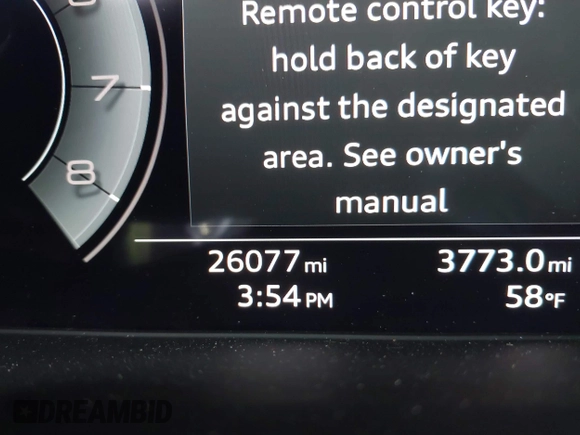 2022 Audi Q5 S line Premium Plus with VIN WA1EAAFY6N2034701, listed as a IAAI auction lot 41952830 with 26,077 mi miles and . Bid and sale history available at DreamBid. Image 14.